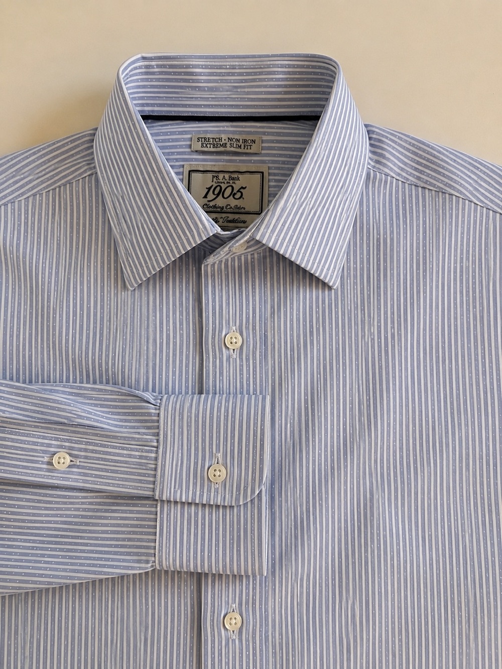 Jos. A. Bank 1905 Men’s Dress Shirt 16-34 Extreme Slim Fit Stretch Non-Iron
